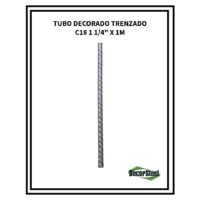 TUBO TRENZADO 1 1/4 X 1