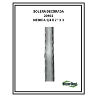 SOLERA DECORADA 20401 1/4X2